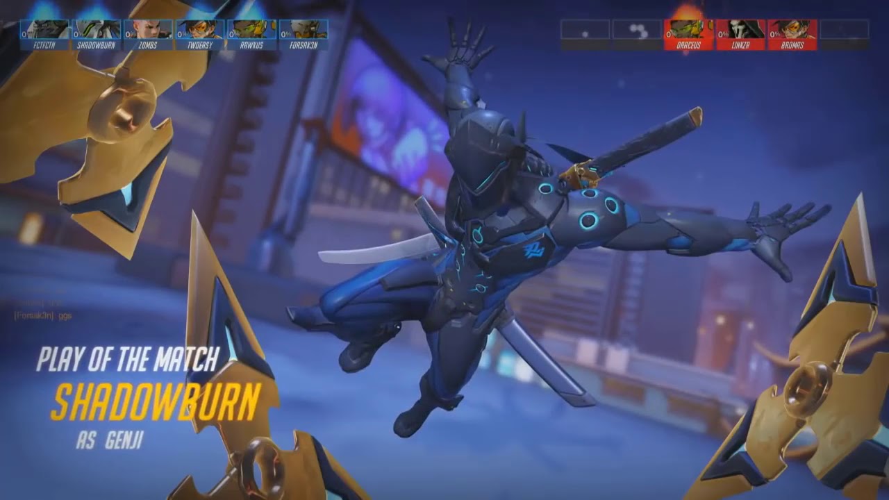 Best Genji Players in the World Shadder2k, Shadowburn, Seagull   Overwatch Montage
