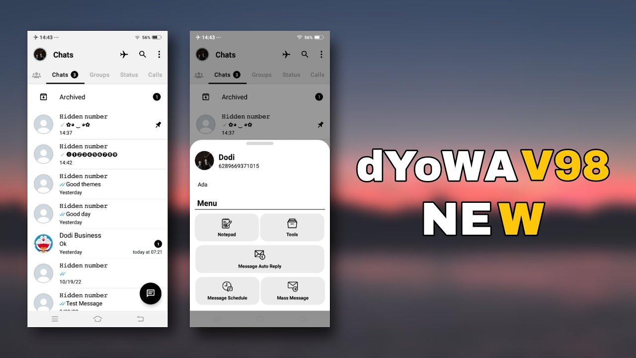 Update dyowa v98 new 2023 | latest update