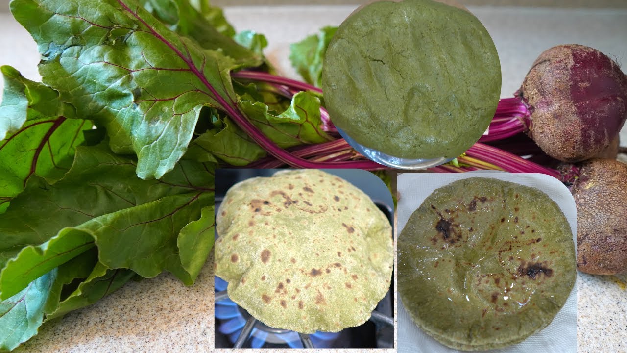 Healthy Beetroot Leaf roti Recipe | Chapati | चुकन्दर के पत्ते से बनाये स्वादिष्ट रोटी