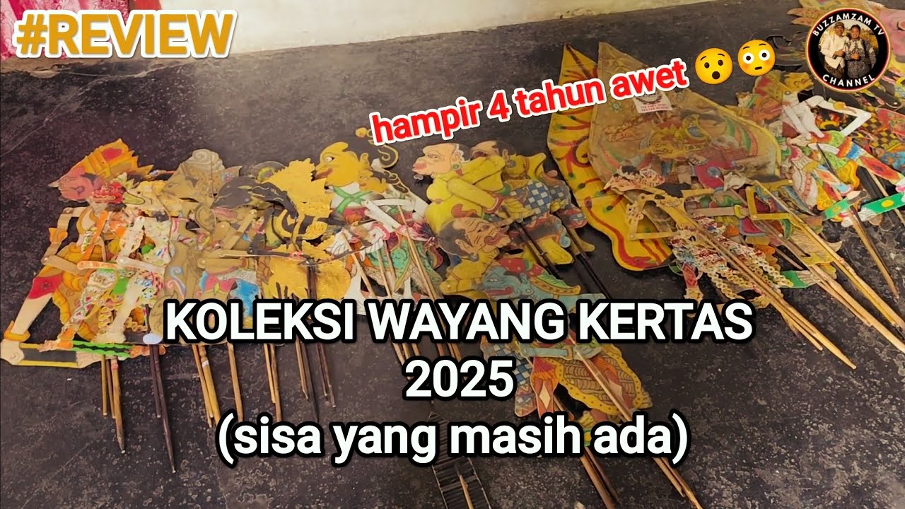 KOLEKSI WAYANG KARDUS 2025!!! - Sisa Yang Masih Ada
