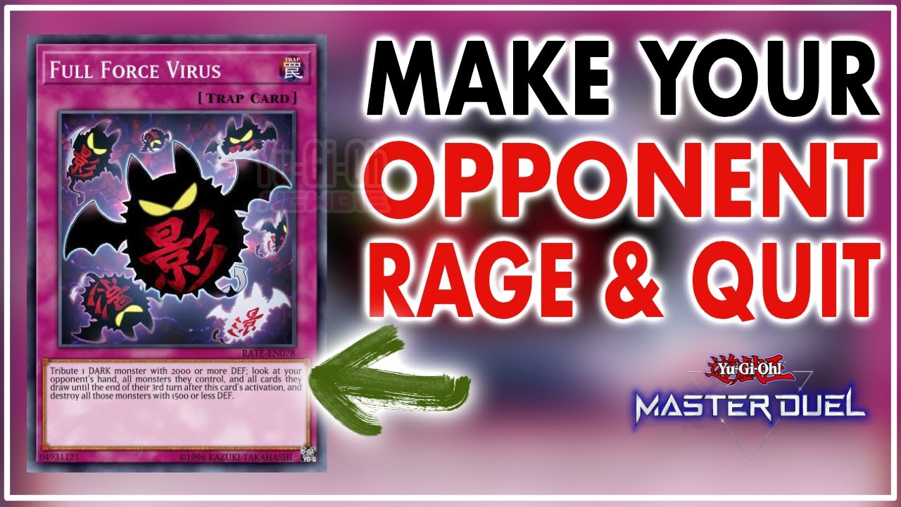 When Virus Card Make Your Opponent Surrender Quickly | Yu-Gi-Oh! Master Duel