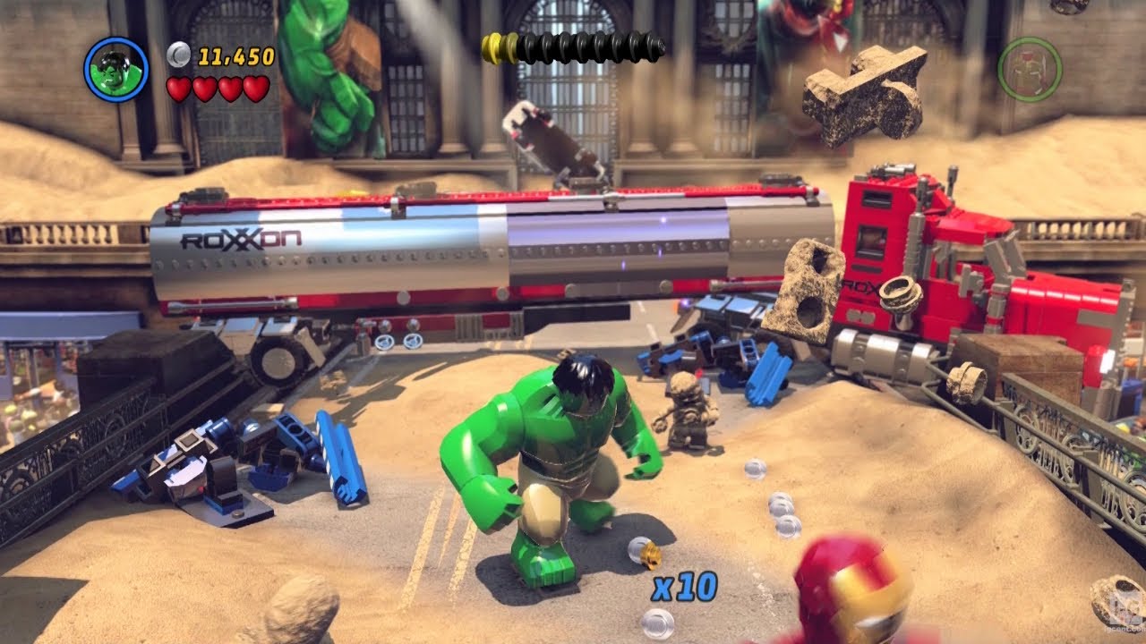 LEGO Marvel Super Heroes &mdash; игровой процесс для PS4 (1080p60fps)