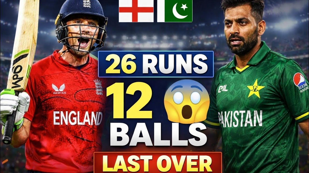 26 RUNS IN 12 BALLS! 😳 Can England Survive Pakistan’s Pressure? | PAK vs ENG Thriller Gameplay