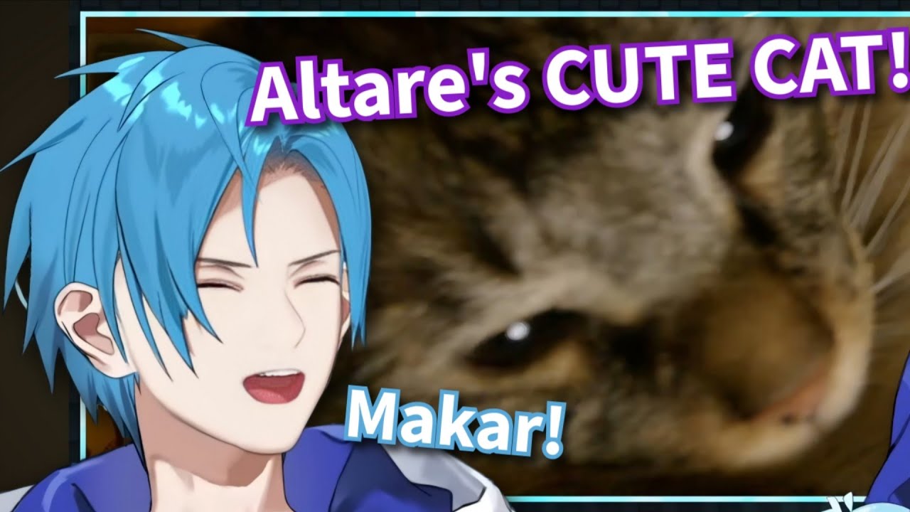 Altare's stream got interrupted by his CUTE BABY BOY! 😺【Holostars EN | Regis Altare】