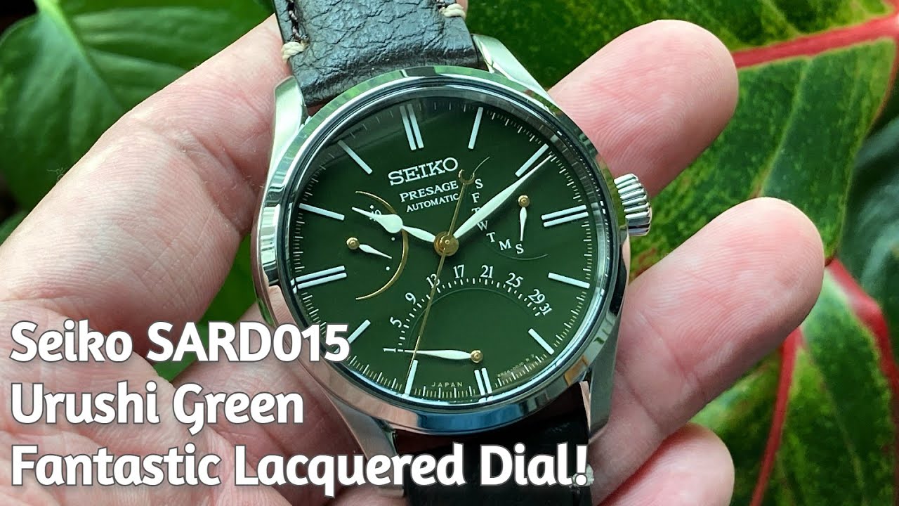 Seiko Presage SARD015 Urushi Green - fantastic lacquered dial!