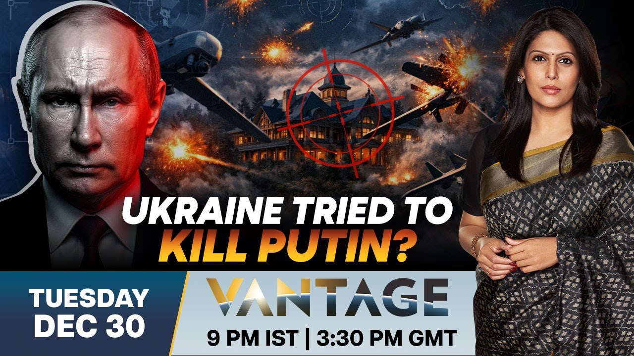 LIVE: Russia Accuses Ukraine of Targeting Putin's Residence&nbsp;| Vantage With Palki Sharma | N18G