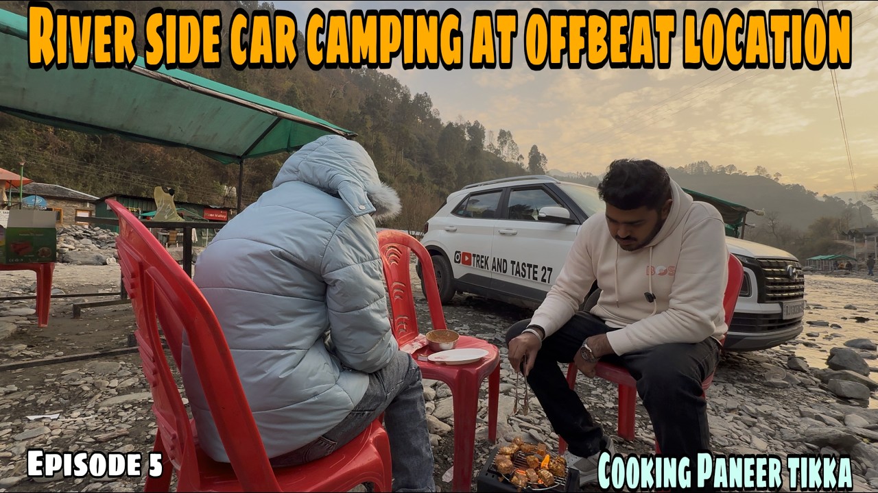Hidden Offbeat Riverside Car Camping Near Solan 😍 | Sadhupul Himachal & Paneer Tikka 🔥