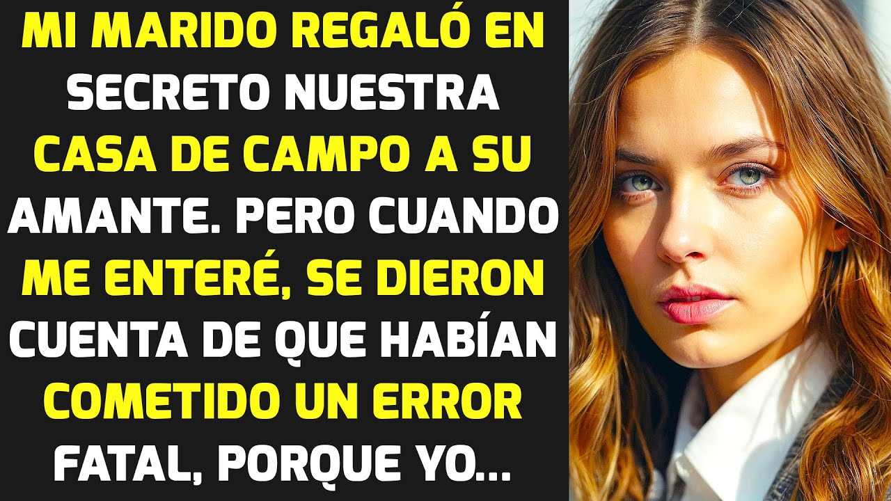 Mi Marido Dio En Secreto Nuestra Casa De Campo A Su Amante Y Luego... | HISTORIAS LA VIDA