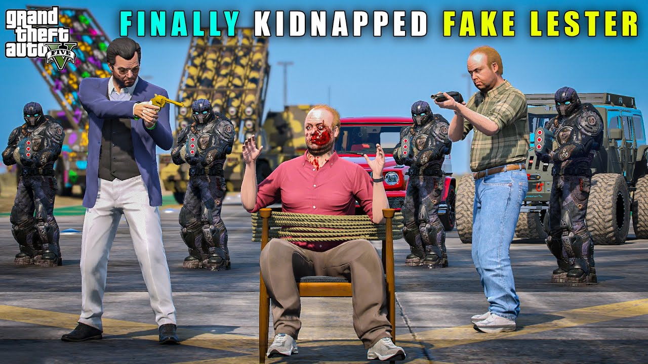 GTA 5 : FINALLY MICHAEL KIDNAPPED FAKE LESTER || BB GAMING