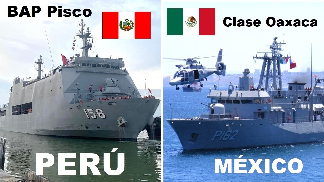 Buques Fabricados en M&Eacute;XICO vs Buques fabricados en PER&Uacute;.