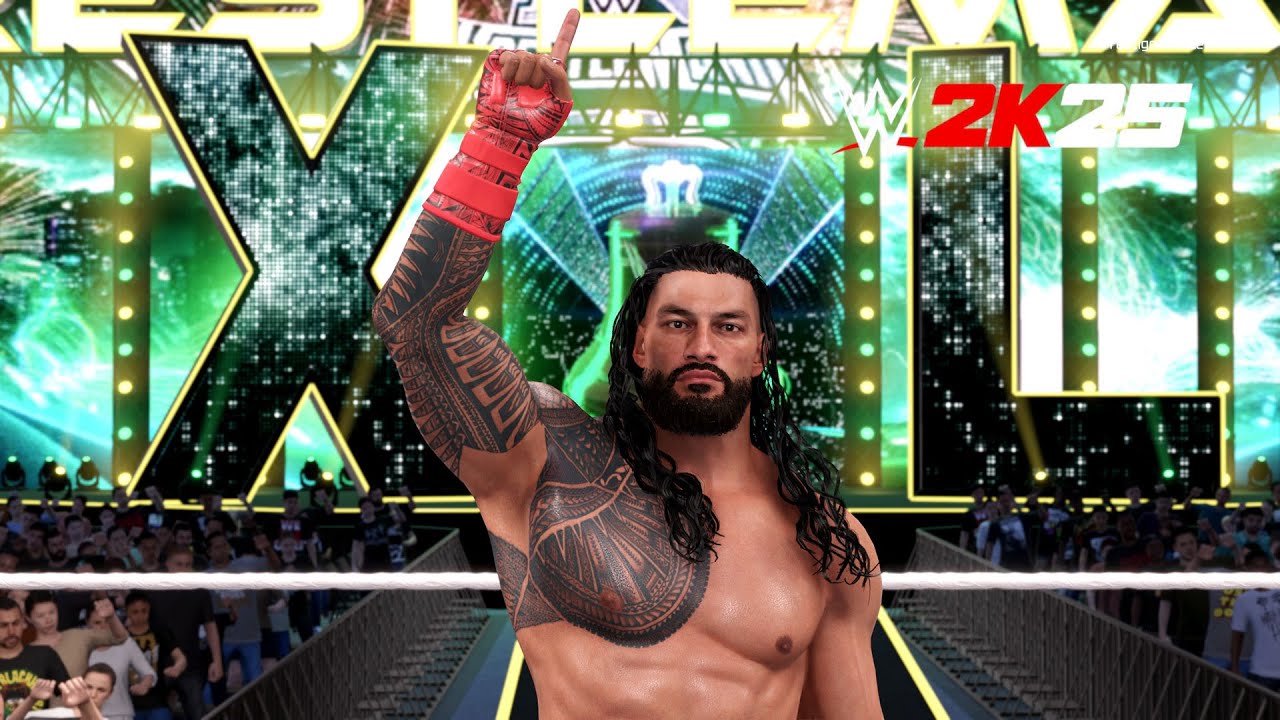 WWE 2K25 - Роман Рейнс, подборка SPEAR!!