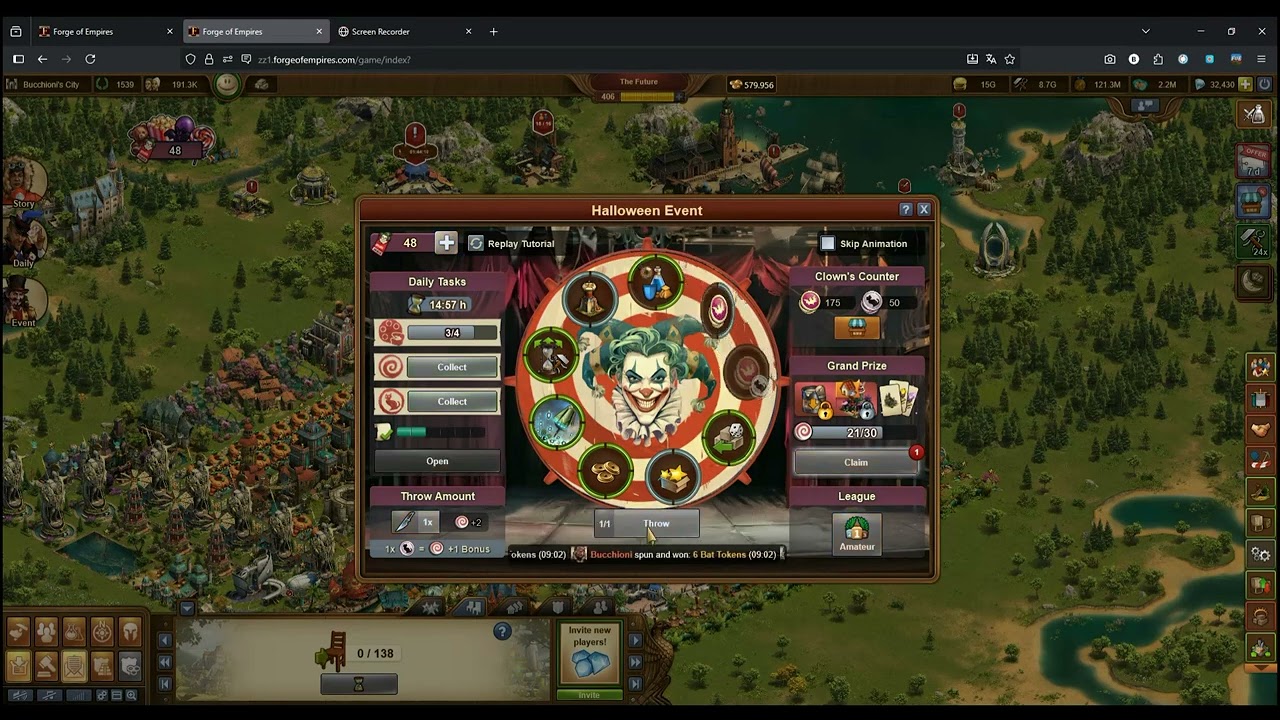 FoE Beta Evento Halloween 2025 No rivale Gestire incarichi