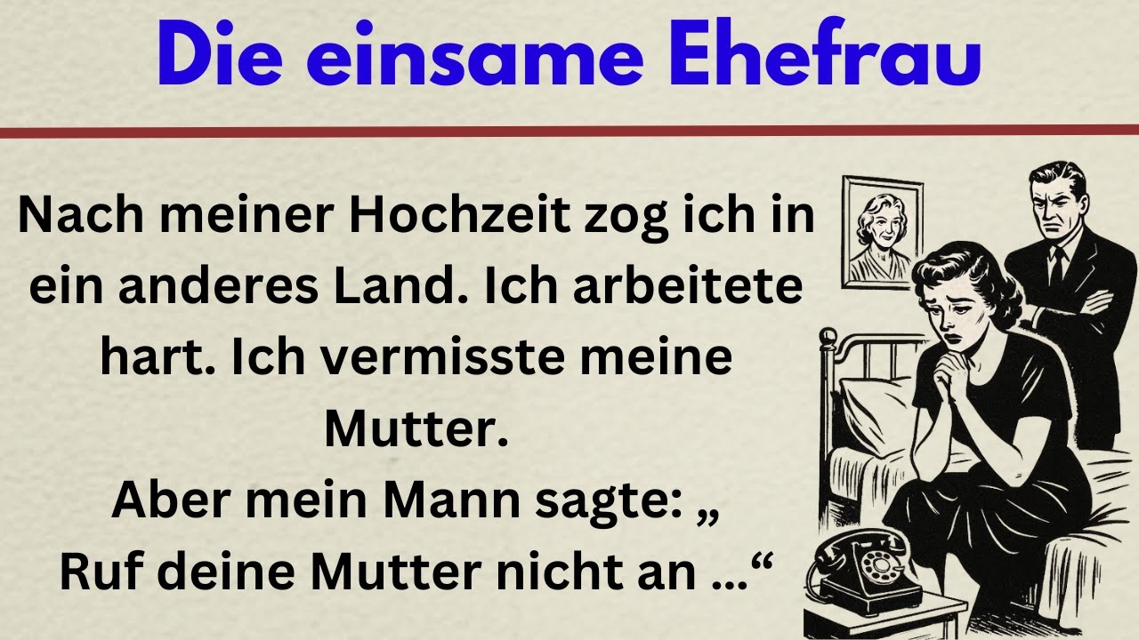 #67 | Die einsame Ehefrau – Deutsch lernen mit  Geschichten