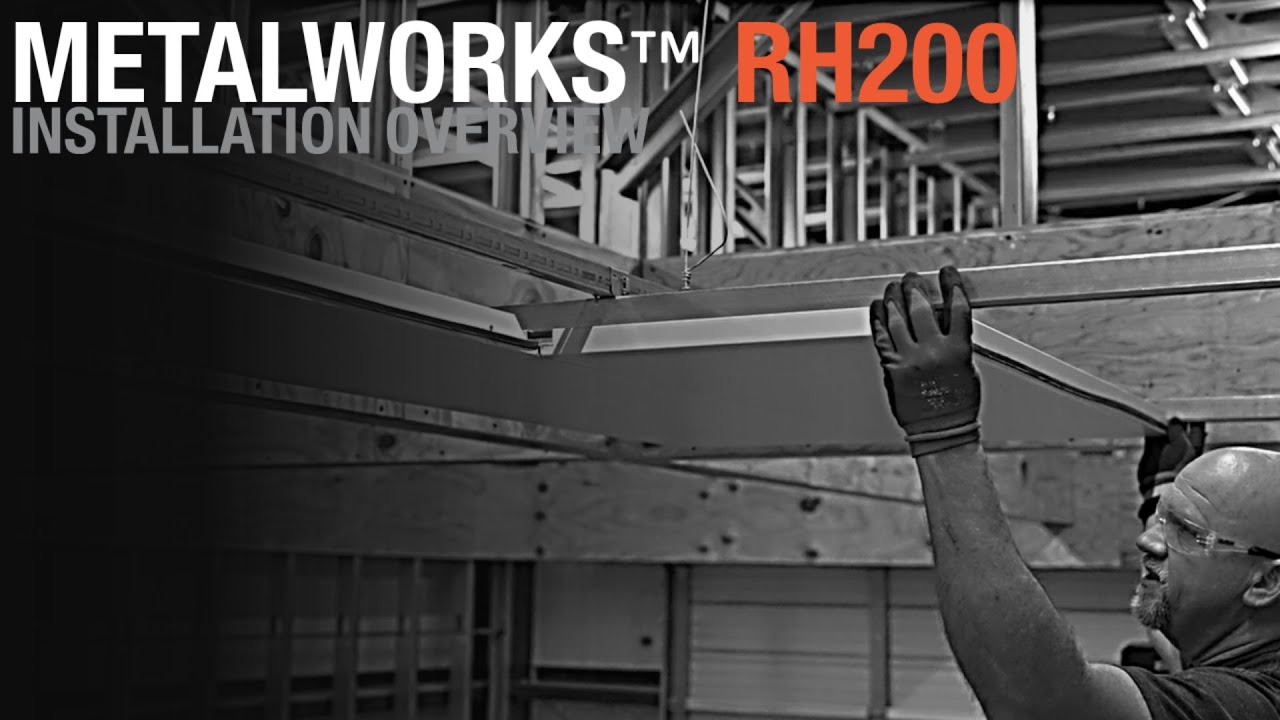 Flat Metal Ceiling Systems | METALWORKS RH200 Installation | ARMSTRONG CEILINGS