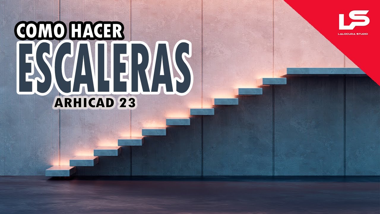 COMO HACER ESCALERAS EN ARCHICAD 23