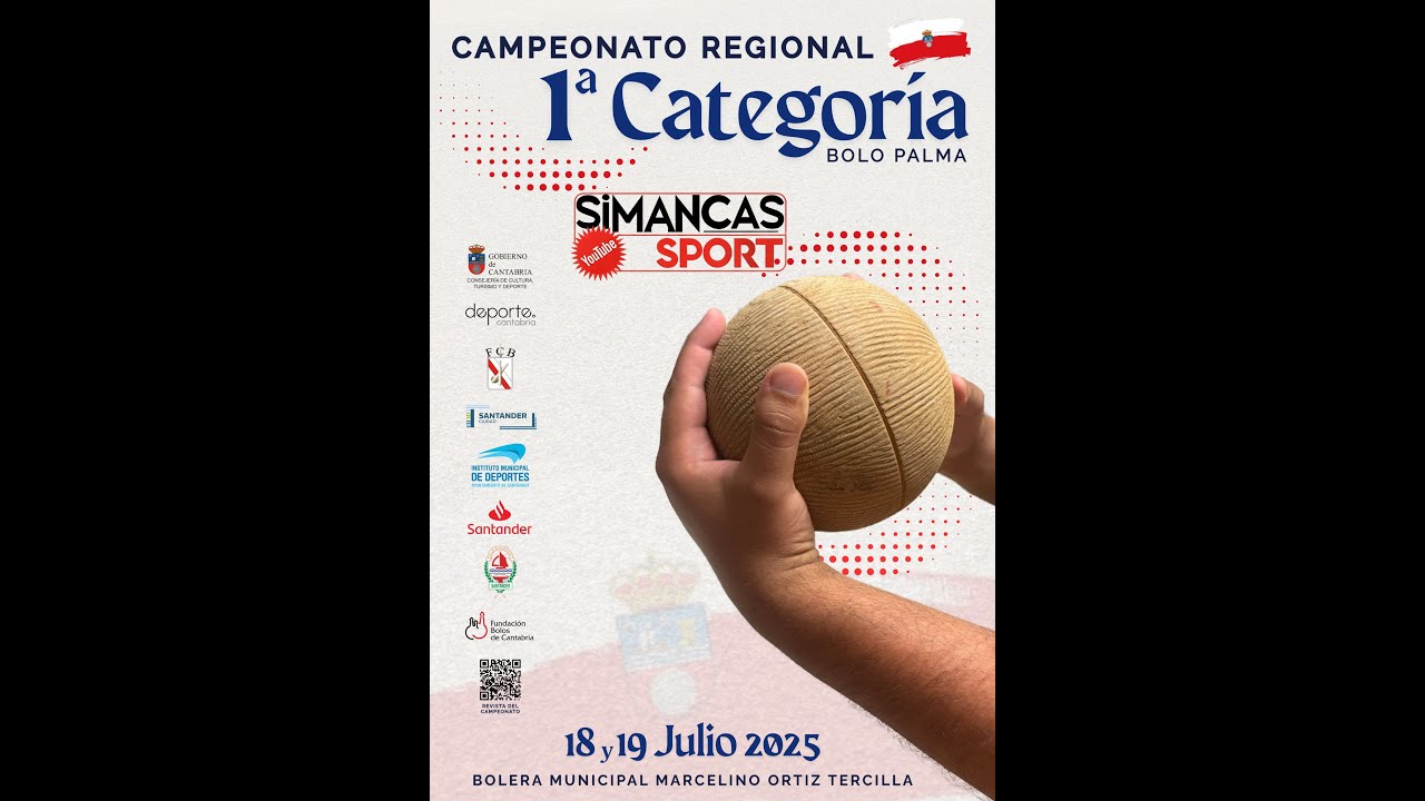 CAMPEONATO REGIONAL DE 1º CATEGORIA DE BOLO PALMA  OCTAVOS DE FINAL VIERNES 18 JULIO 2025