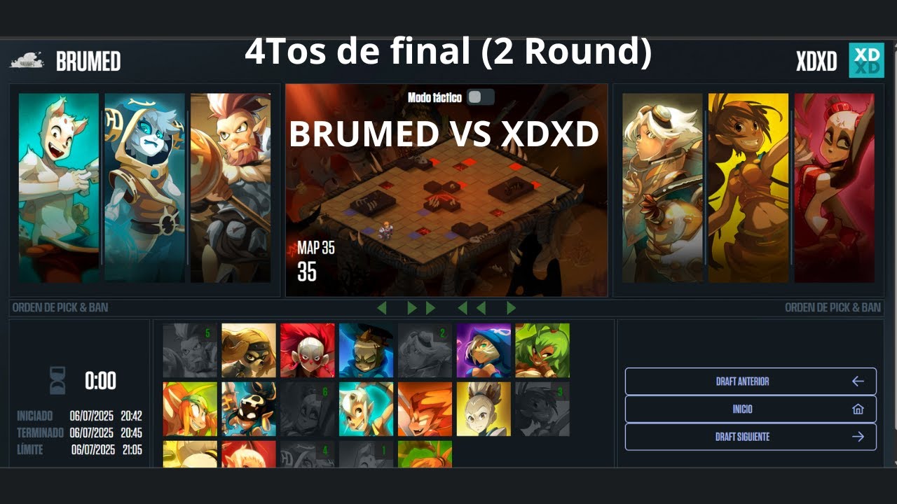 SCUP 4tos de final 2 Round BRUMED VS XDXD