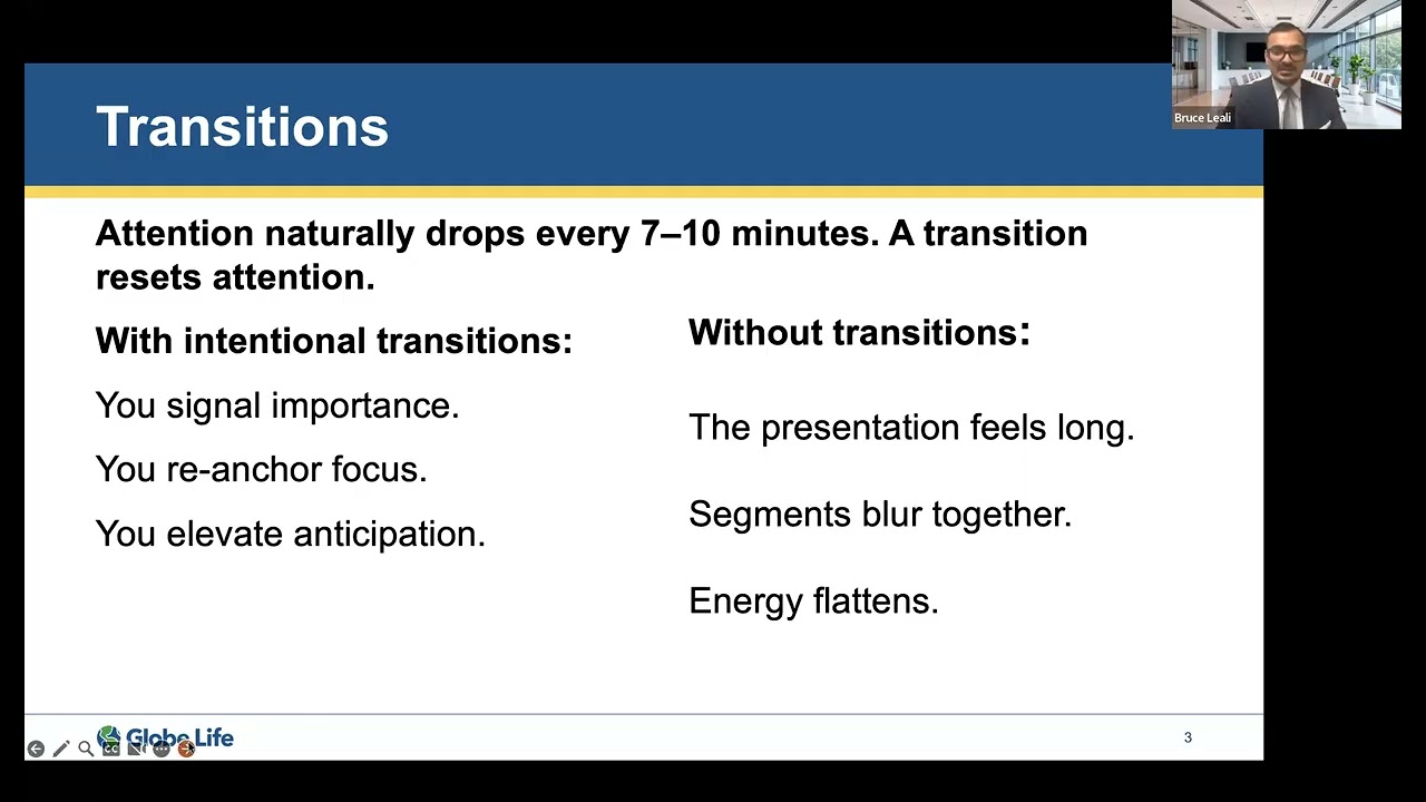 Transitions and Tie Downs