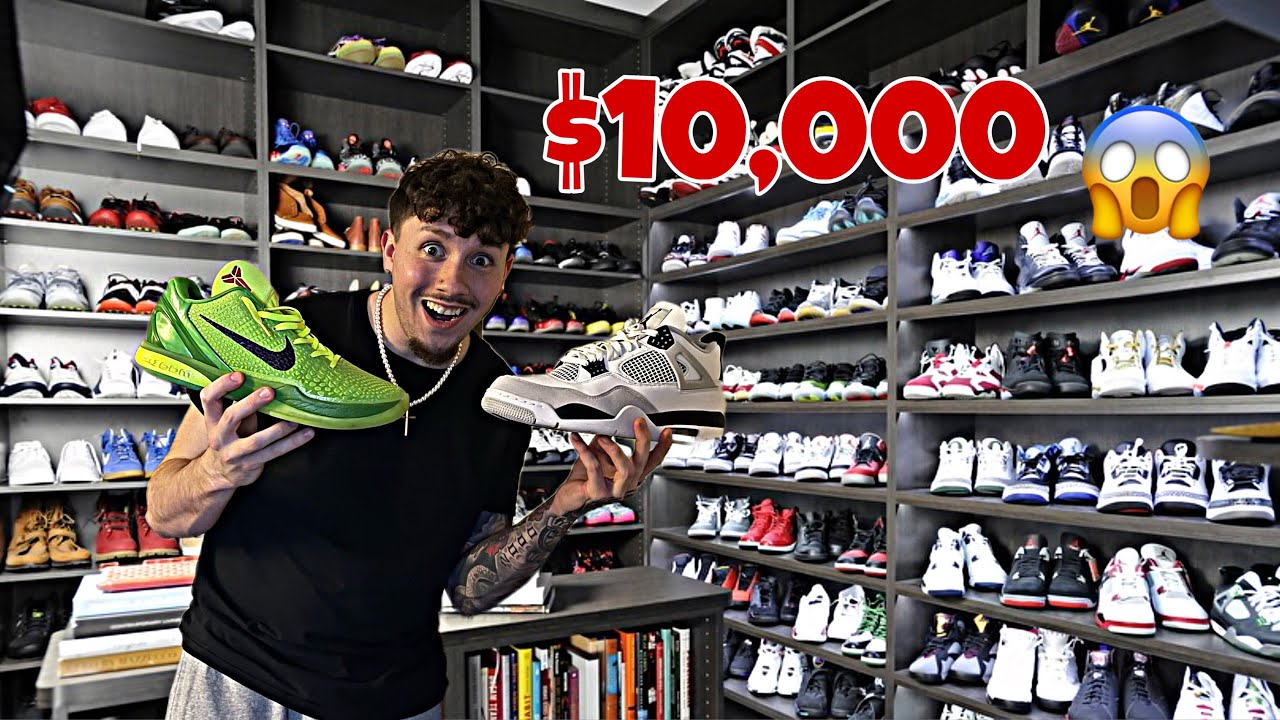 MY $10,000 SNEAKER COLLECTION!