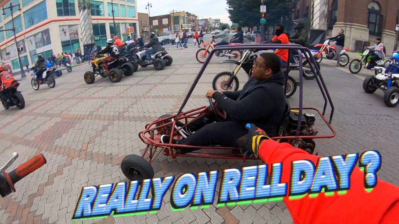 HE REALLY RODE THIS ON RELL DAY ! (HE'S INSANE) | BRAAP VLOGS