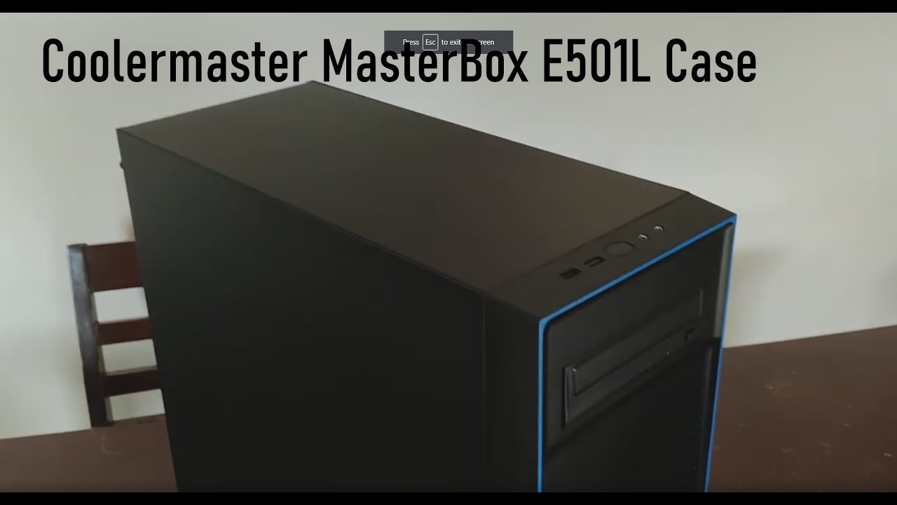 Coolermaster E501L unboxing and inspection