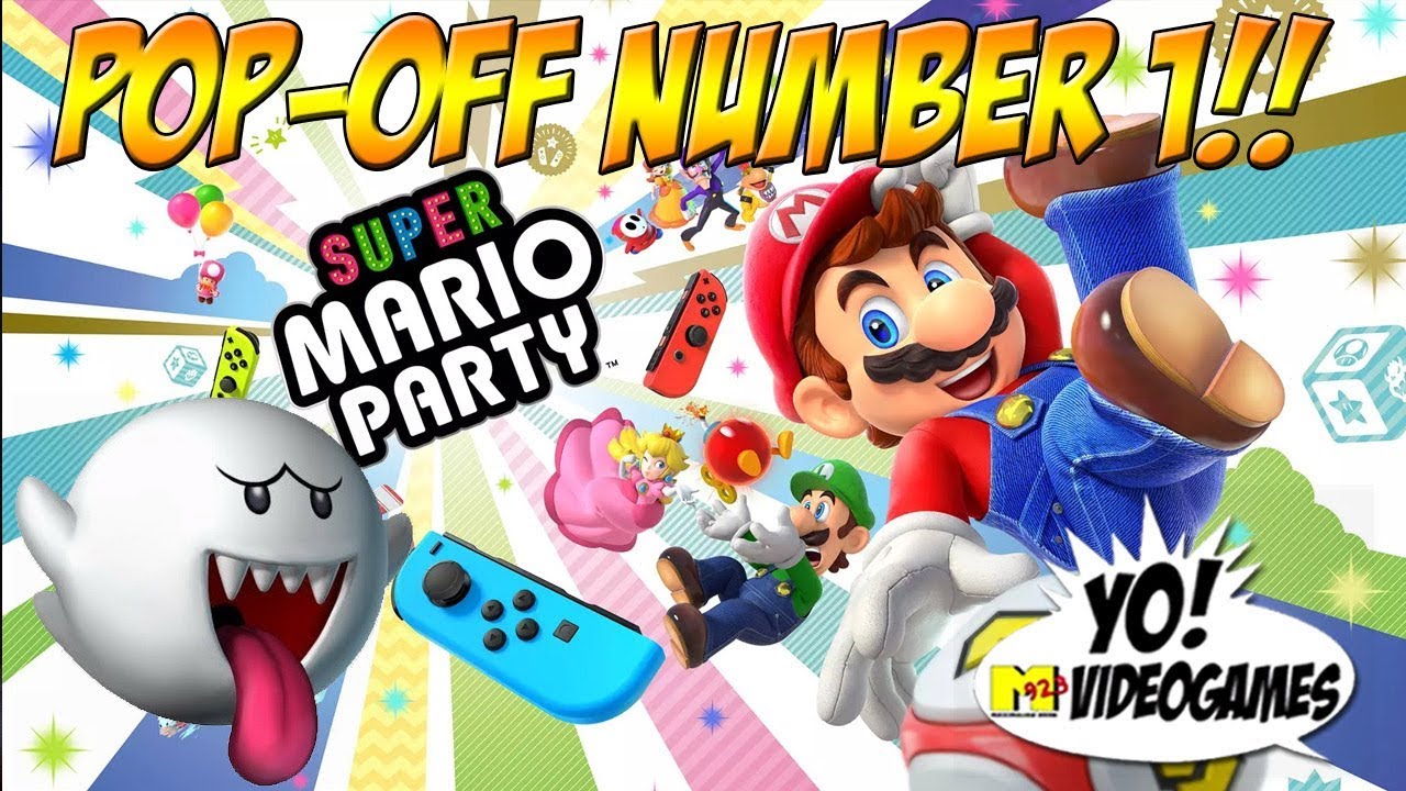 Super Mario Party! Pop-Off Number 1!! - YoVideogames