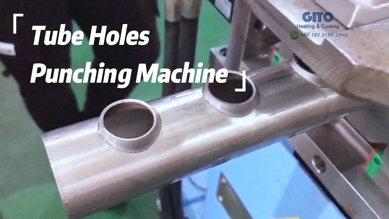Hydraulic Tube Collar Hole Punching Machine for Stainless Steel Header Pipe and Manifold