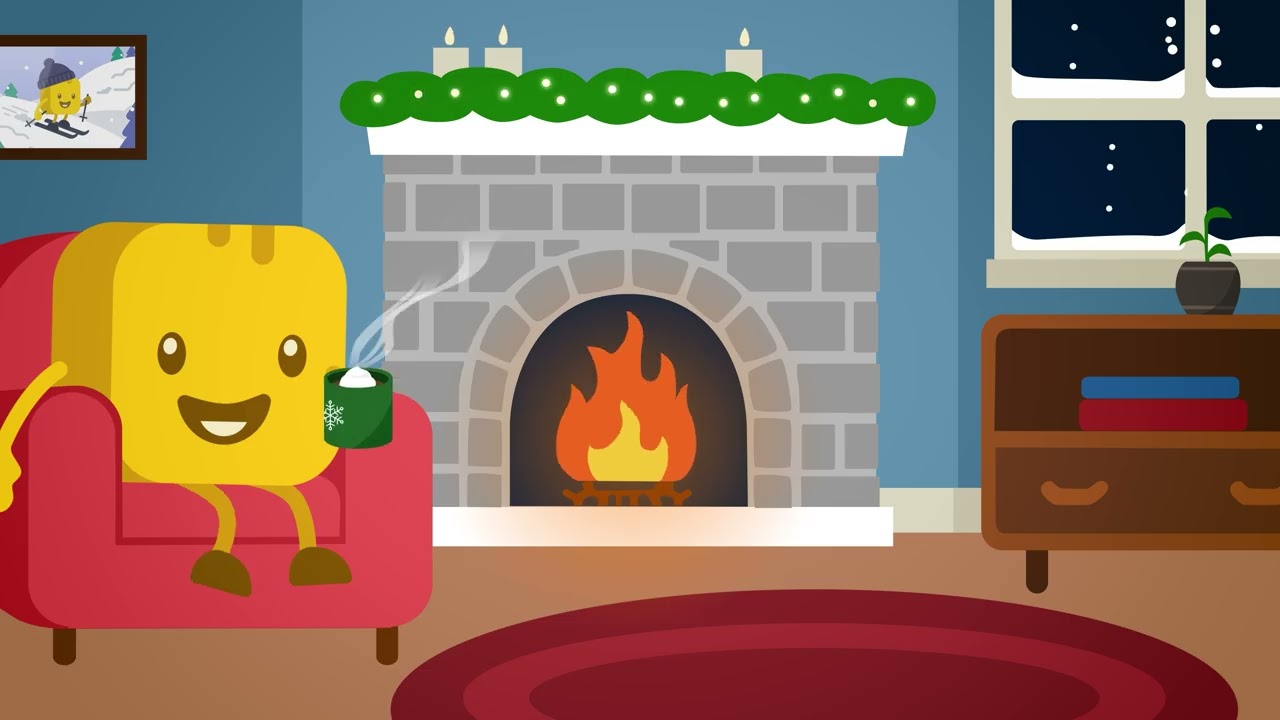 Givebutter Yule Log | 2 Hour Cozy Fireplace Lo-Fi Holiday Beats | Background Vibes for Fundraisers