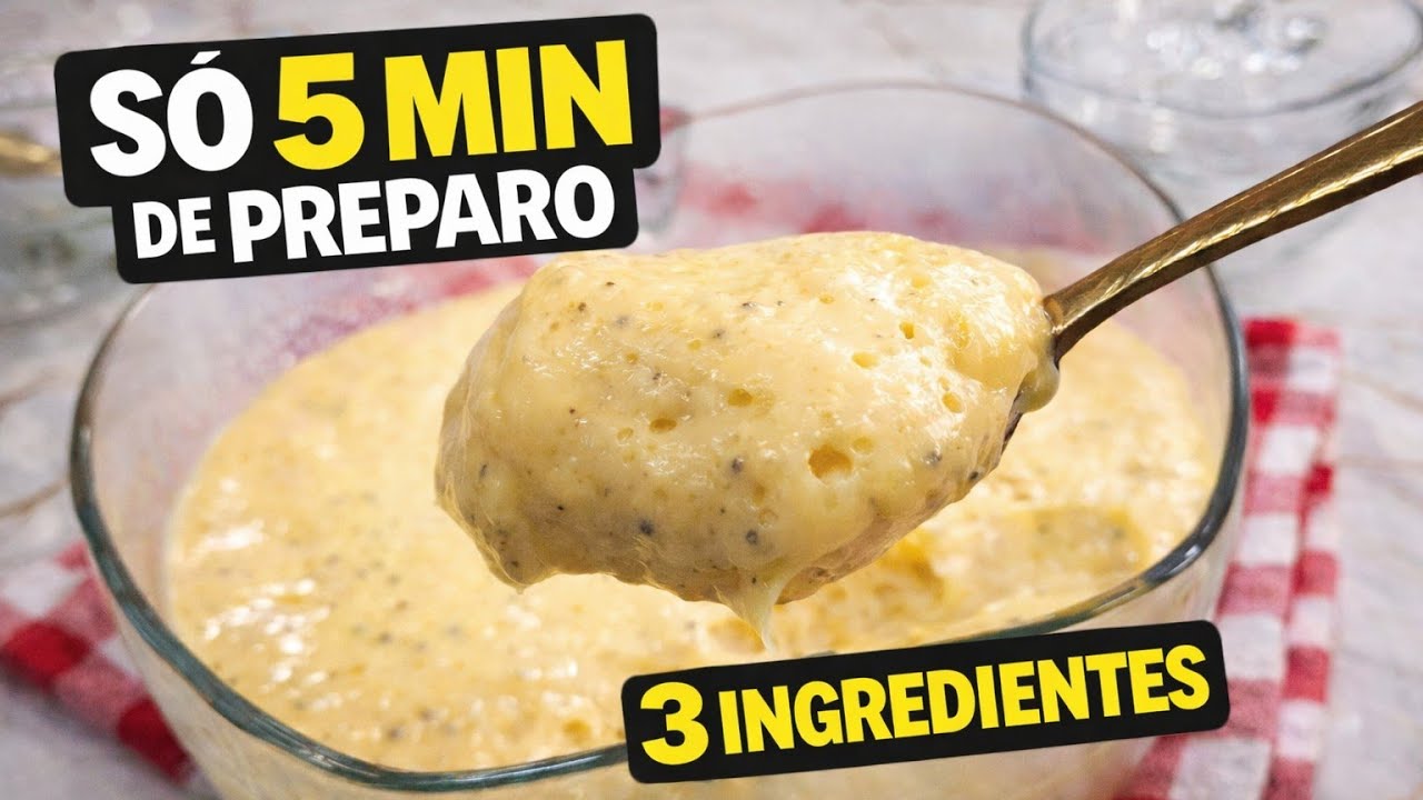 MOUSSE DE MARACUJÁ COM 3 INGREDIENTES | Caseira, fácil e super Cremosa!