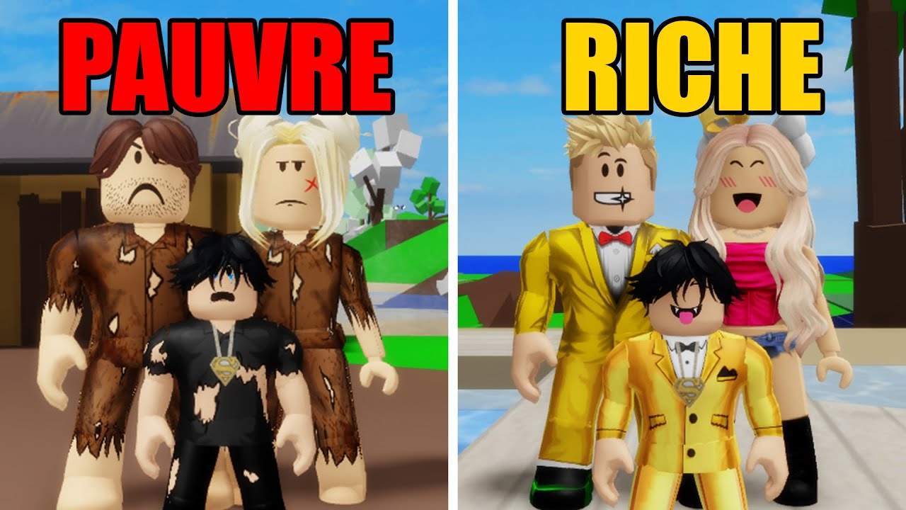 VIE DE PAUVRE VS VIE DE RICHE SUR BROOKHAVEN ! ROBLOX