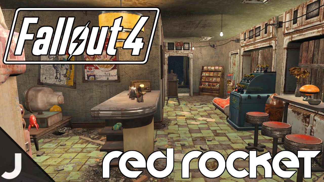 Fallout 4 - Red Rocket - Base Building Tour [My Favourite Base]
