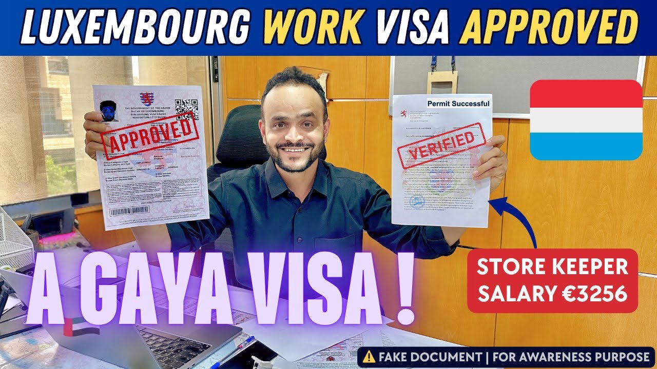 LUXEMBOURG 🇱🇺 WORK VISA APPROVED FROM INDIA? 🚨 TRUTH REVEALED!