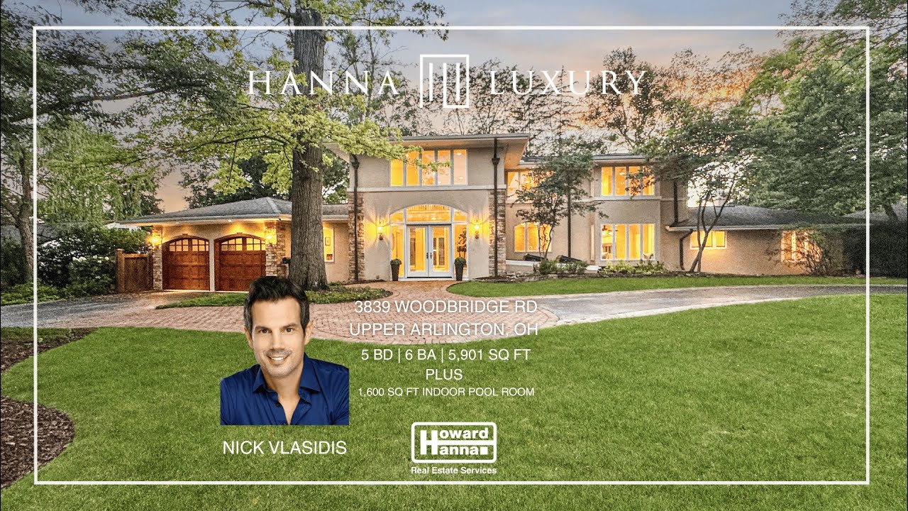 Indoor Pool Home for under 1.5 million in Upper Arlington. 3839 Woodbridge Rd, Upper Arlington, OH