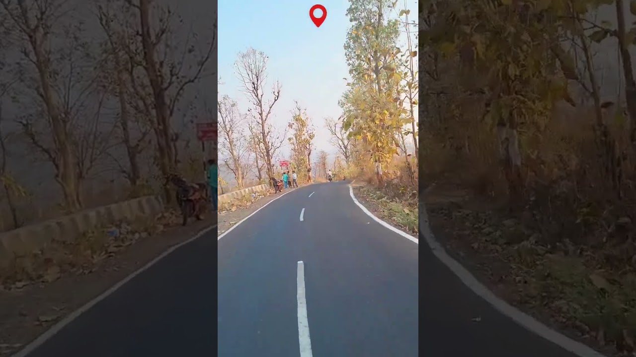 Beautiful Road Traveling Short Video Ahwa Dang Gujarat ⛅🌳⛰️