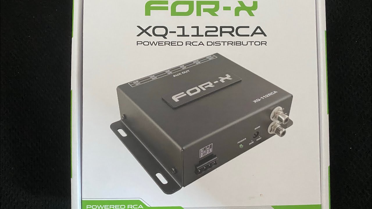 TR’de İLK - For-x XQ-112RCA ÜRÜN İNCELEMESİ #forx #xq112rca #mftsound 