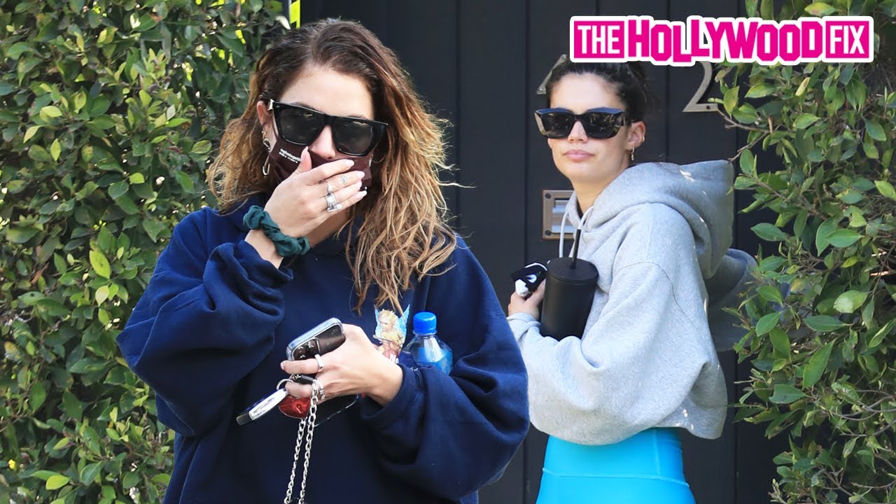 Ashley Benson & Sara Sampaio Take Off From Forma Pilates Class Together In West Hollywood, CA