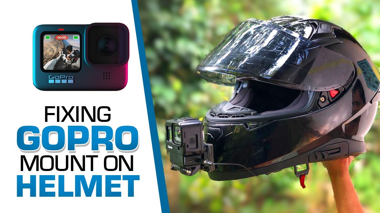 Fixing new camera mount on my helmet | Moto vlogging setup | Malayalam