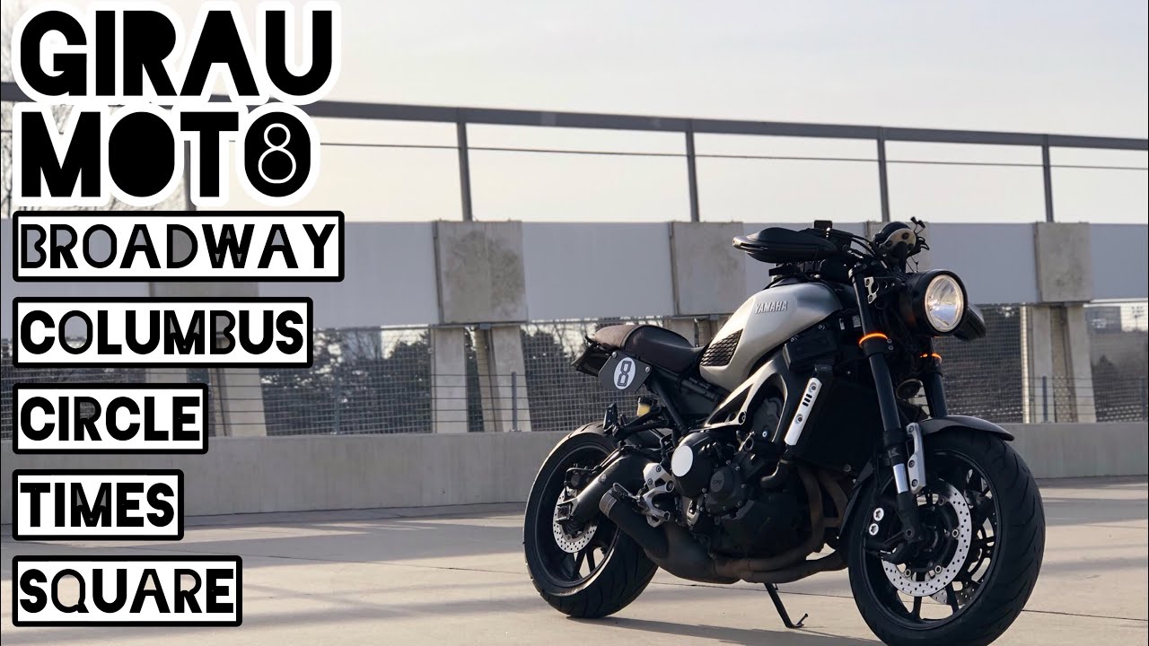 XSR900 NYC Commute NYC - Broadway - Columbus Circle - Times Square