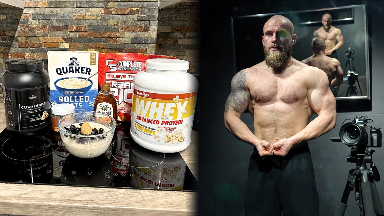 EASY BULKING PRE GYM MEAL | POST PREP STRUGGLES | PUSH WORKOUT