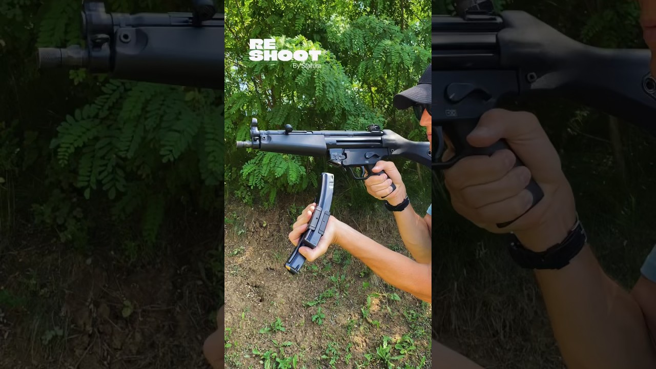 MP5 JUNGLE STYLE MAGAZINES🔥#mp5 #mag #magazine #shooting #hk #review #reshoot