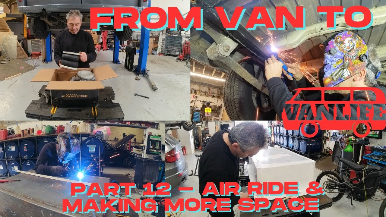Campervan 12 - Air suspension & making even MORE space!