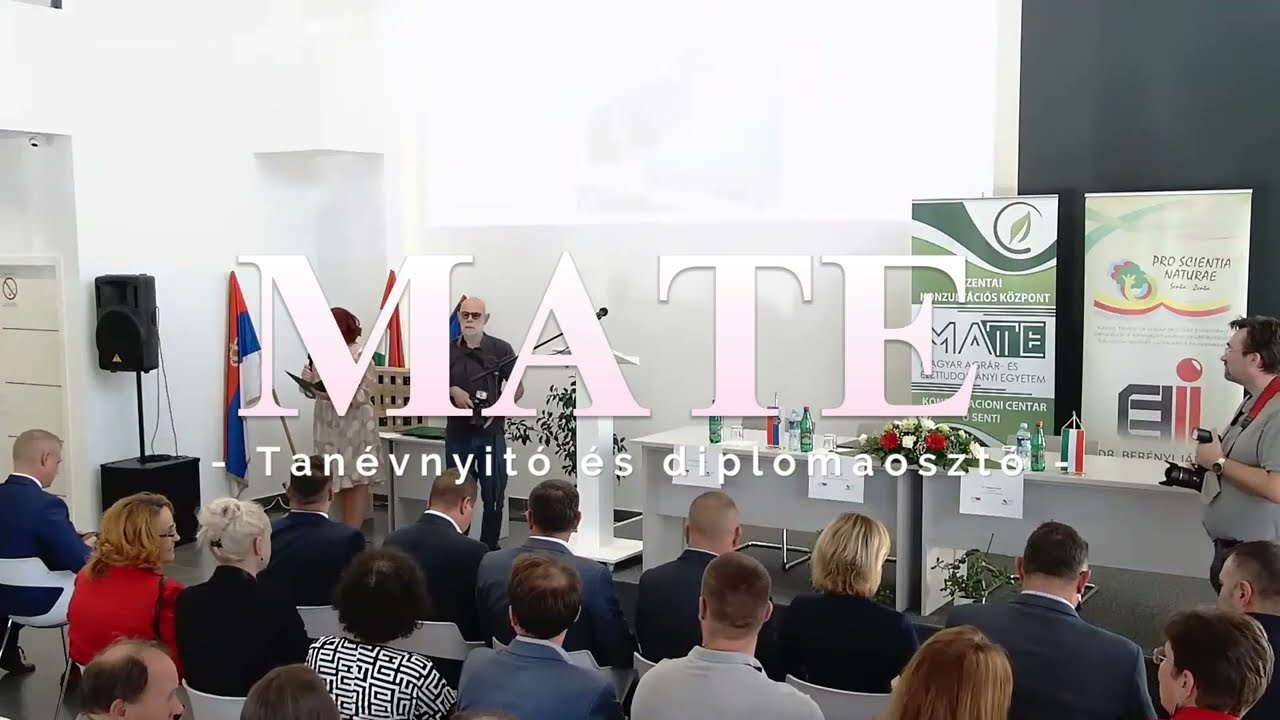 MATE Diplomaosztó és tanévnyitó - 2024-09-20 - Zenta
