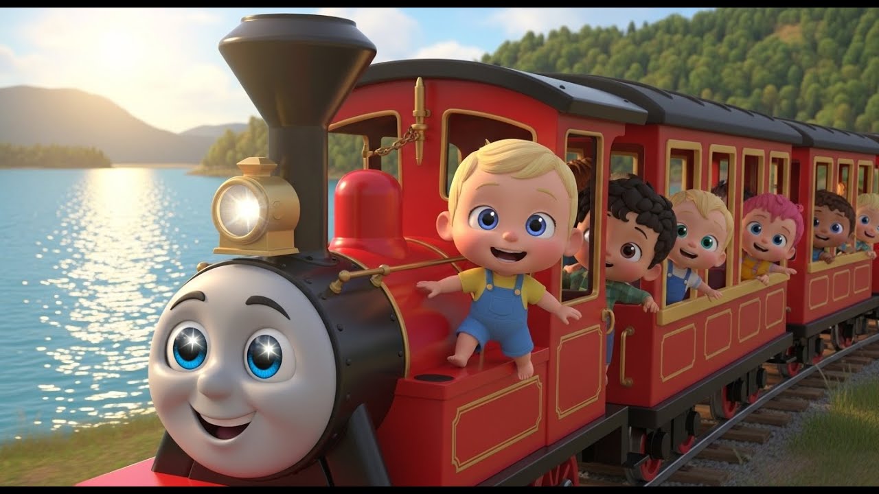 The Little Train Goes Choo Choo | Baby Clap Your Hands Song | Toddler Learning & Action Songs