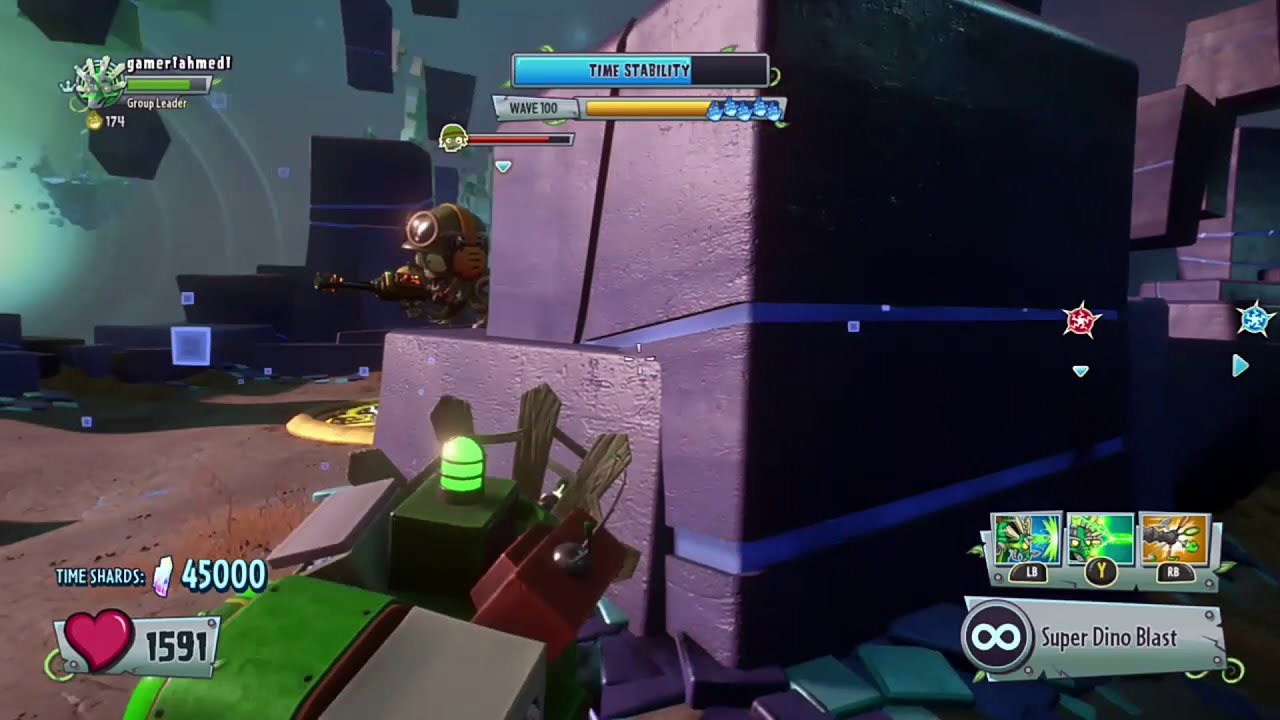 INFINITY TIME WAVE 100 , plants vs zombies garden warfare 2