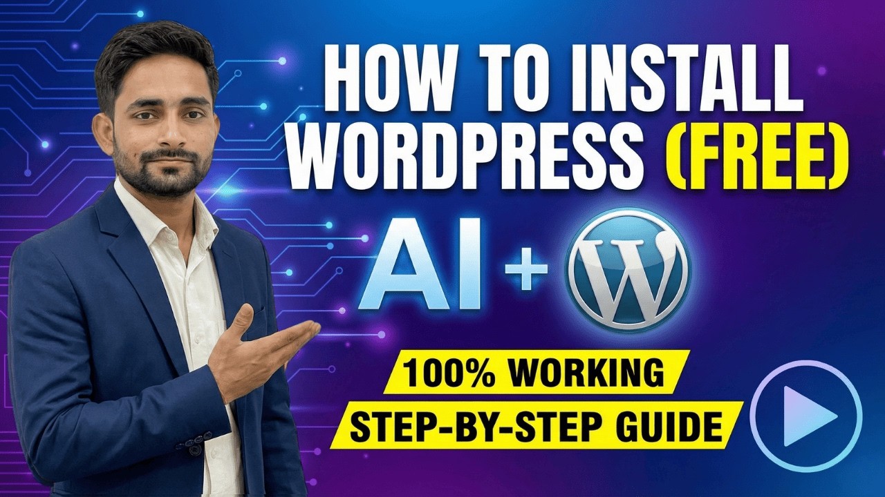 How To Install Wordpress For Free (2026) Easy Method