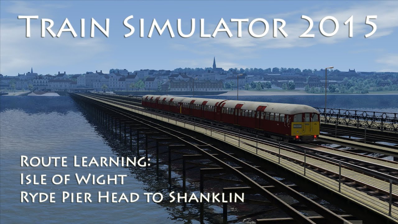 Train Simulator 2015 — изучение маршрута: остров Уайт — пирс Райд, направление Шанклин (класс 483)