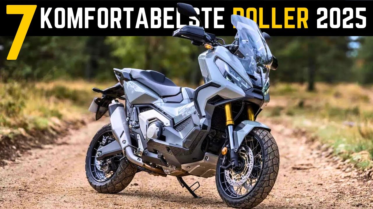 Die 7 komfortabelsten Roller 2025