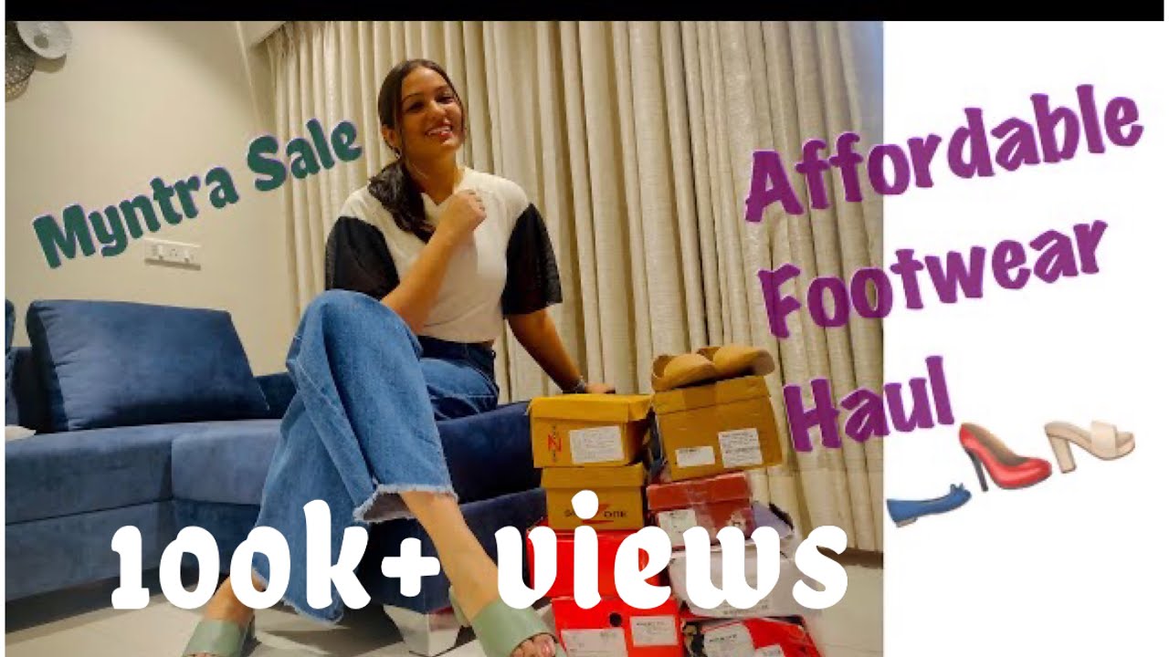 Myntra Footwear Haul Under Rs. 857/- | Stylish Flats & Heels For All Events