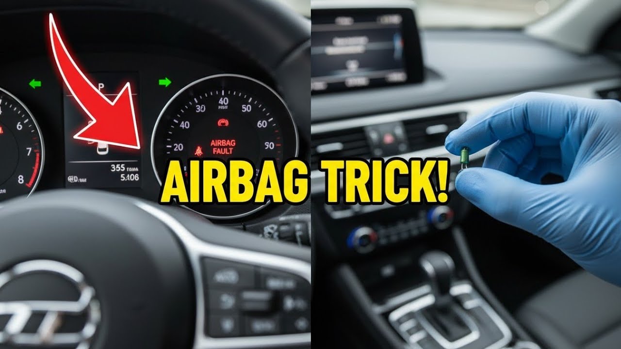 💥 блок Airbag обманка вместо подушки безопасности  за 5 минут. 💥 SRS.💥 Подходит для всех автомобилей