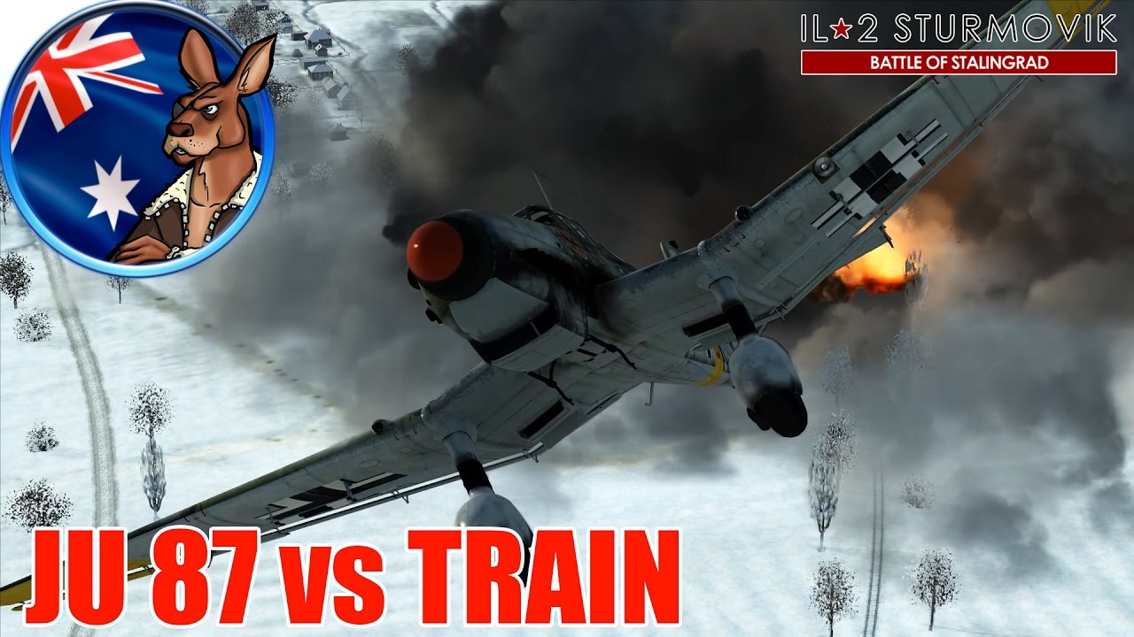 IL-2: Battle of Stalingrad - Stuka vs Train